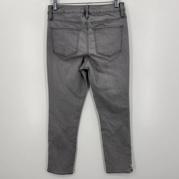Athleta Jeans Women's Size 4 Gray Cotton‎ Blend Stretch Mid Rise Ankle Zip Fly - Picture 6 of 11